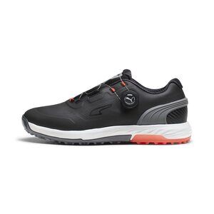 PUMA Alphacat Nitro Disc Puma Black/Quiet Shade/Red Blast 9 D (M)